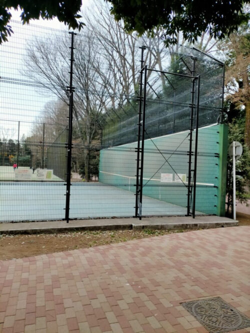 井の頭公園壁打ち