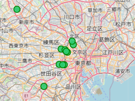 渋谷・新宿・豊島区テニスコート